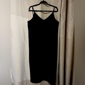 Elegant Black Slip Dress “A New Day”